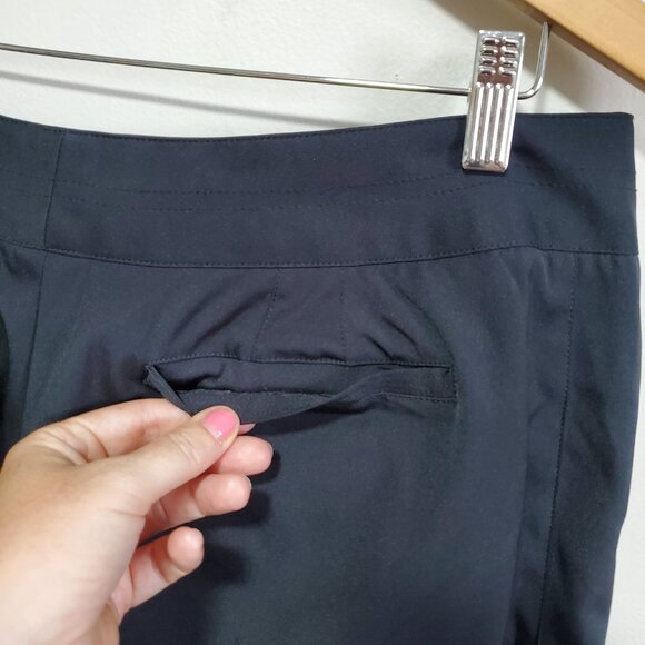 TAIL Classic Golf Pants Straight Leg Stretch UPF 40+ Work Black Women's 16 x 31" - Picture 7 of 15